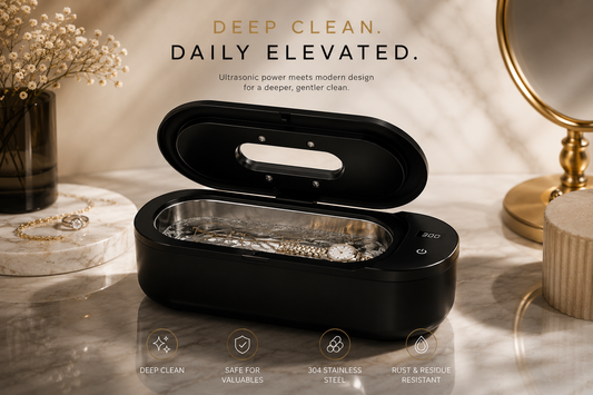 Aura Sonic™ 2-in-1 Ultrasonic & UV Sanitizing Cleaner
